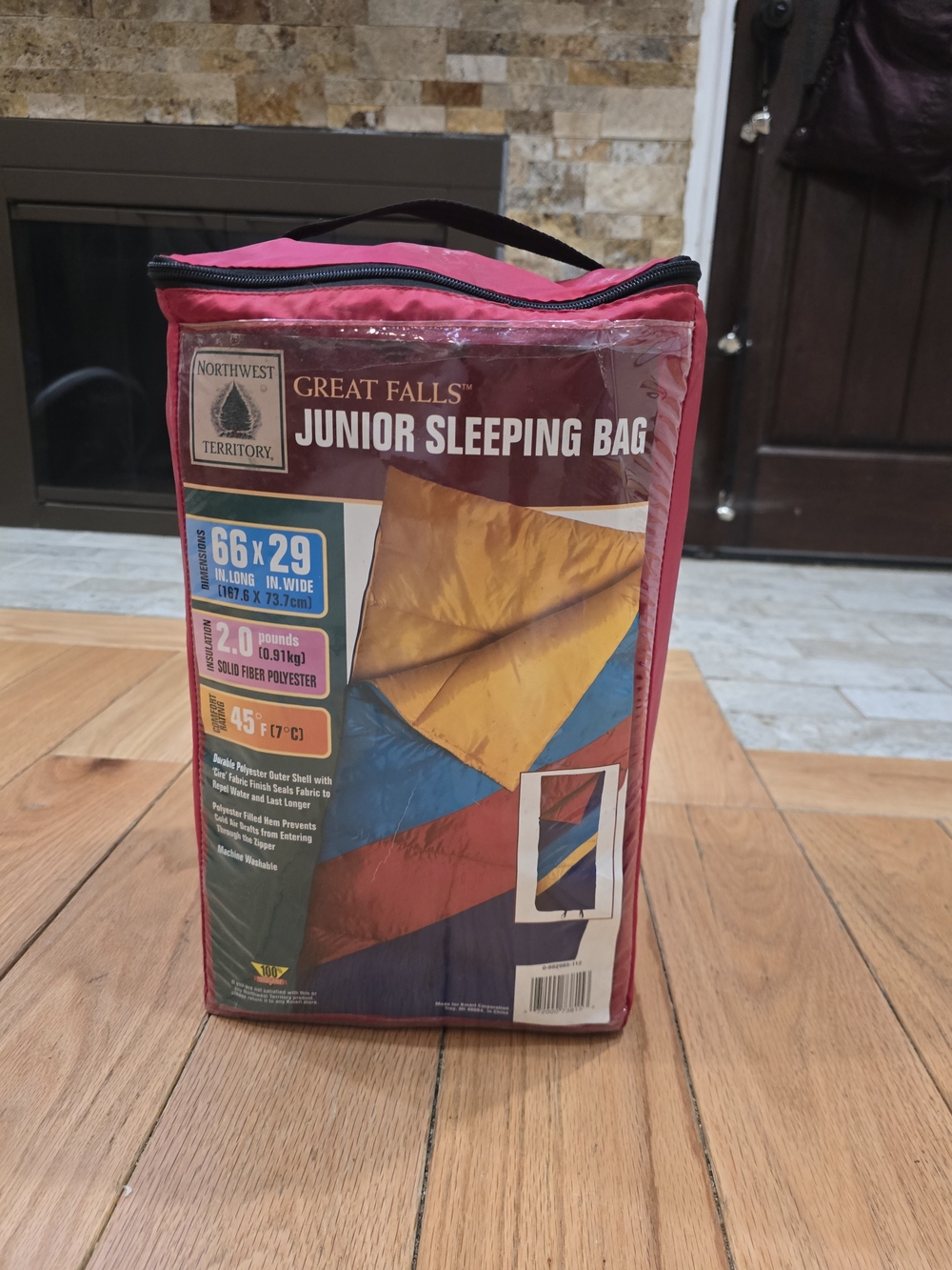 Vintage Northwest Territory Great Falls Junior Kid's Sleeping Bag 66x29 45°F